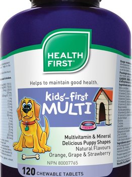 Health First Health First Kids’- First Multivitamin & MIneral 120 Chewable tabs