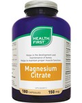 Health First Health First Magnesium Citrate 150 mg 180 caps