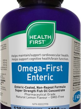 Health First Health First Omega- First Enteric Super Fish Oil 120 caps