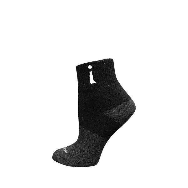 Incrediwear Incrediwear Active Socks Quarter Black L