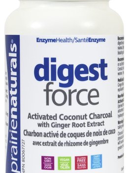 Prairie Naturals Prairie Naturals Digest-Force Activated Charcoal & Ginger 60 caps