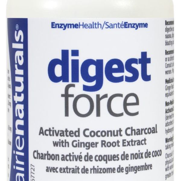 Prairie Naturals Prairie Naturals Digest-Force Activated Charcoal & Ginger 60 caps