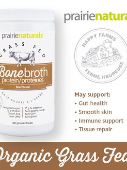 Prairie Naturals Prairie Naturals Organic Beef Bone Broth Protein Powder 300g