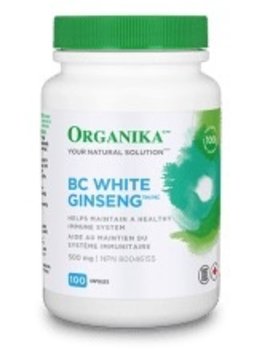 Organika Organika BC White Ginseng 500mg 100 caps