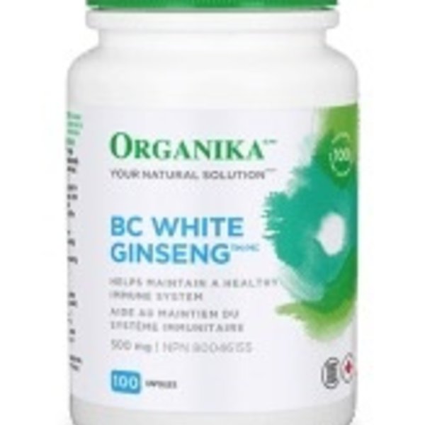 Organika Organika BC White Ginseng 500mg 100 caps