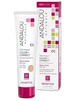 Andalou Naturals Andalou 1000 Roses CC Sheer Beige SPF 30 58ml