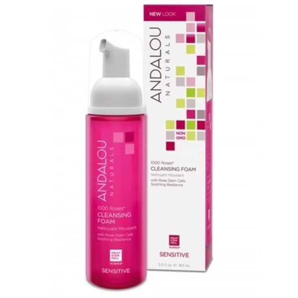Andalou Naturals Andalou 1000 Roses Cleansing Foam 163ml