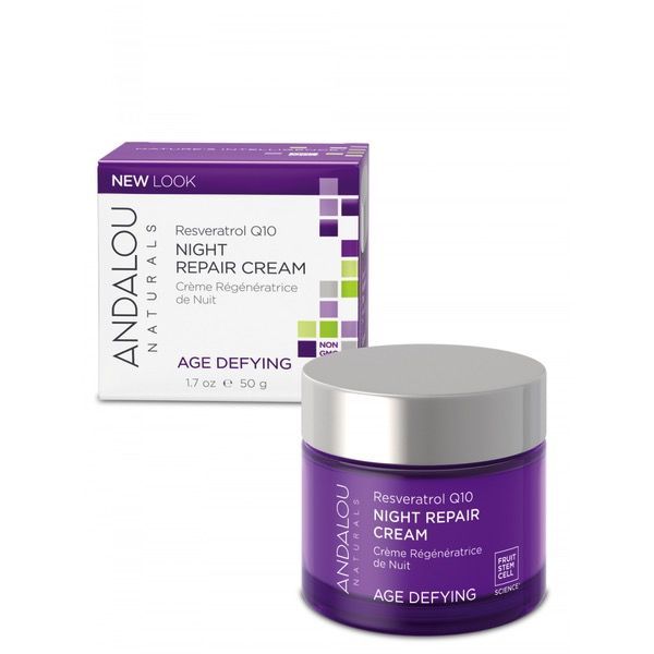 Andalou Naturals Andalou Age Defying Resveratrol Q10 Night Repair Cream 50ml