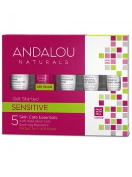 Andalou Naturals Andalou Get Started Sensitive 1000 Roses Kit 5 pcs