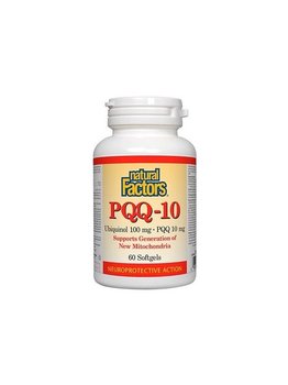 Natural Factors Natural Factors PQQ-10 (PQQ 20 mg CoEnzyme Q10 200 mg) 60 softgels