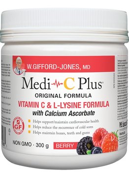 W. Gifford-Jones W. Gifford-Jones Medi C Plus Calcium Pwd Berry 300g