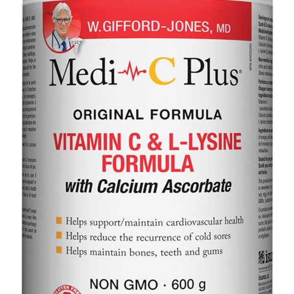 W. Gifford-Jones W. Gifford-Jones Medi C Plus Calcium Pwd Original 600g
