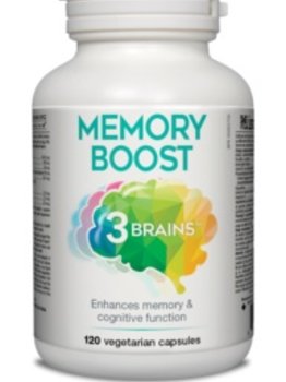 3 Brains Three Brains Memory Boost 120 caps