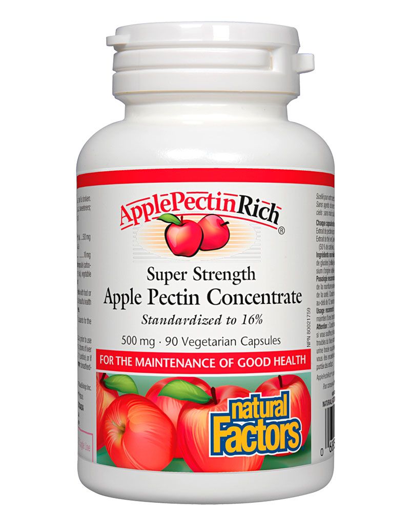 Natural Factors Apple Pectin Rich Super Strength Apple Pectin