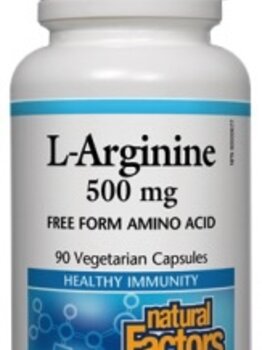 Natural Factors Natural Factors L-Arginine 500 mg 90 vcaps