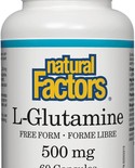 Natural Factors Natural Factors L-Glutamine Free-Form 500mg 60 caps