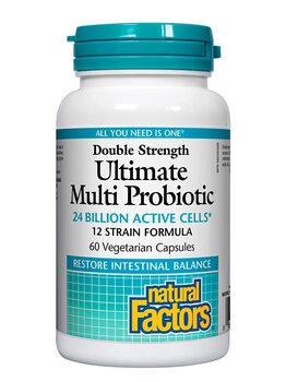 Natural Factors Natural Factors Double Strength Ultimate Multi Probiotic 60 vcaps