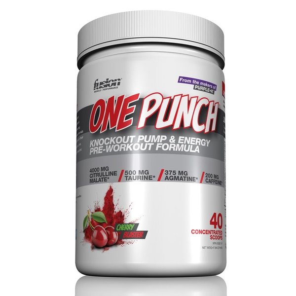 Fusion Bodybuilding Fusion One Punch Pre-Workout Cherry Blaster 260g