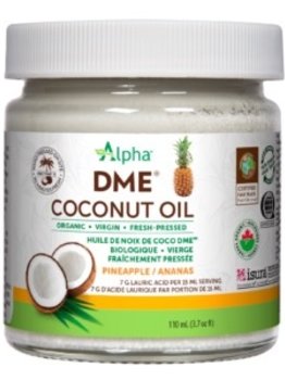Alpha Alpha DME Virgin Coconut Oil 110ml Pineapple