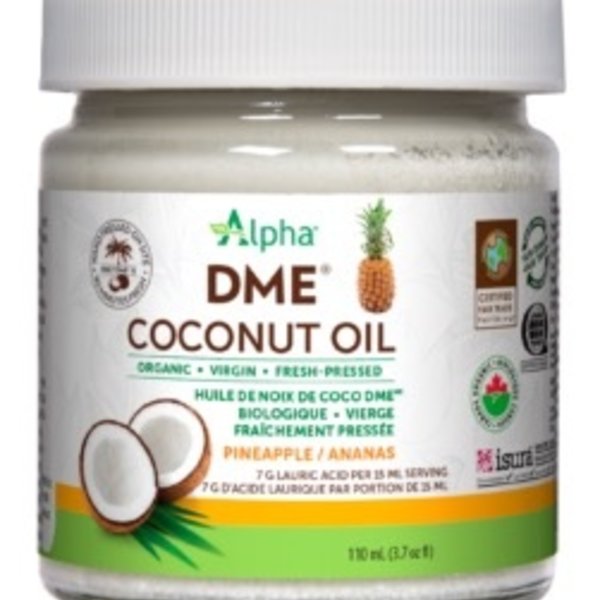 Alpha Alpha DME Virgin Coconut Oil 110ml Pineapple