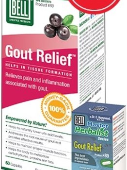 Bell Lifestyle Bell Gout Relief 60 caps