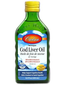Carlson Carlson Cod Liver Oil 250ml Lemon
