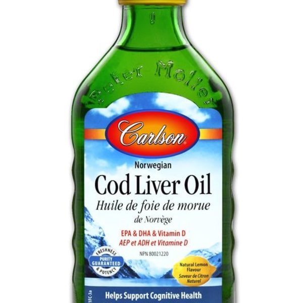 Carlson Carlson Cod Liver Oil 250ml Lemon