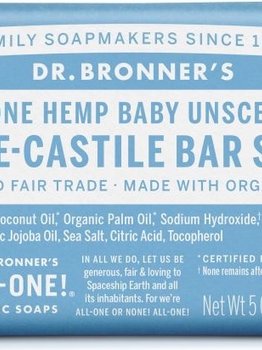 Dr. Bronner’s Dr Bronner’s Baby-Mild Castile Bar Soap 140g