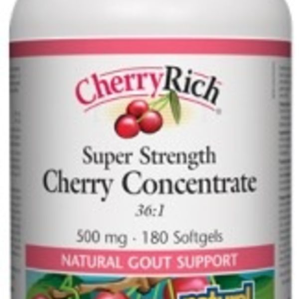 Natural Factors Natural Factors CherryRich Super Strength Cherry Concentrate 500mg 180 softgels