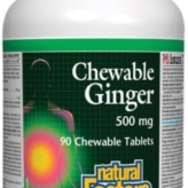 Natural Factors Natural Factors Chewable Ginger 500mg 90 chew