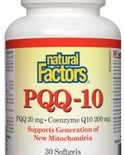 Natural Factors Natural Factors PQQ-10 <br />
(PQQ 20 mg CoEnzyme Q10 200 mg) 30 softgels