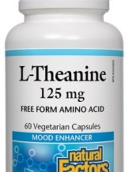 Natural Factors Natural Factors Mental Calmness L-Theanine 125mg 60 vcaps