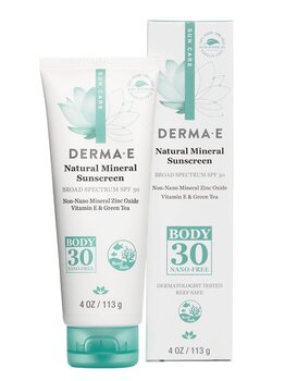 Derma E Derma E SPF 30 Natural Mineral Body Sunscreen 113g