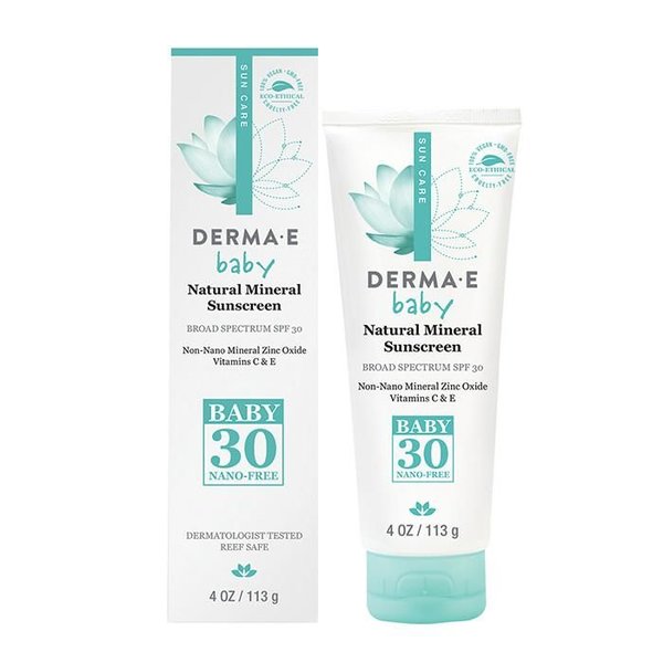 Derma E Derma E SPF 30 Natural Mineral Baby Suncreen 113g