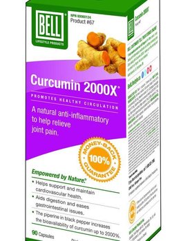 Bell Lifestyle Bell Curcumin 2000X 680 mg 90 caps