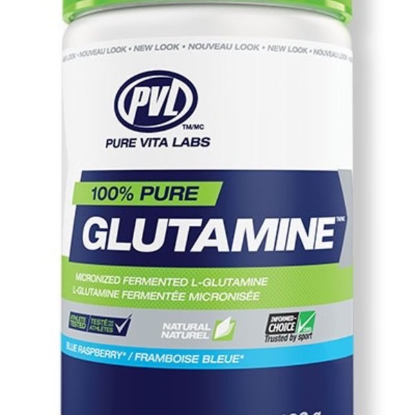 PVL Essentials Pure Glutamine Blue Raspberry 400g