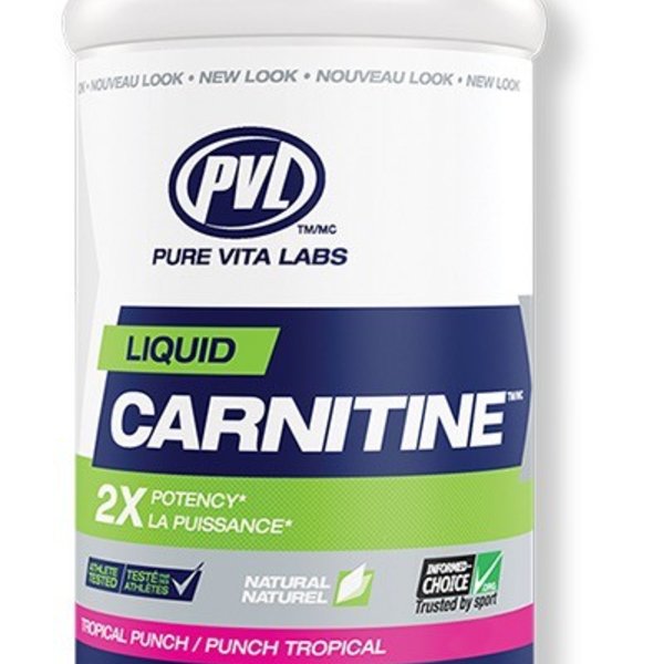 PVL Essentials Liquid L-Carnitine Tropical Punch 473ml