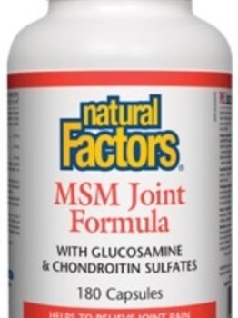 Natural Factors Natural Factors MSM Joint Formula 180 caps