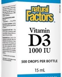 Natural Factors Natural Factors Vitamin D3 Drops 1000 IU 15ml