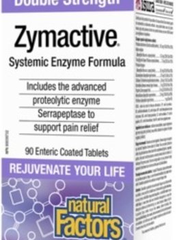 Natural Factors Natural Factors Zymactive Double Strength Enteric-coated 90 tabs