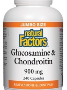 Natural Factors Natural Factors Glucosamine & Chondroitin Sulfate 900mg 240 caps