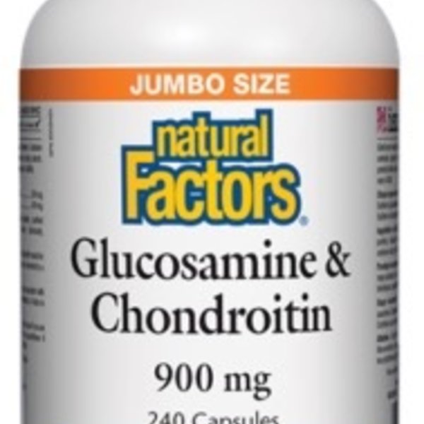 Natural Factors Natural Factors Glucosamine & Chondroitin Sulfate 900mg 240 caps