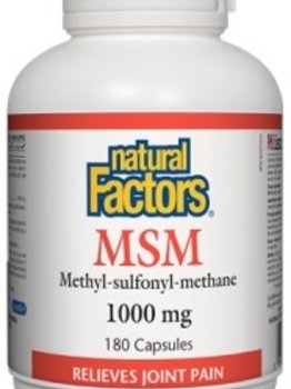 Natural Factors Natural Factors MSM 1000mg 180 caps