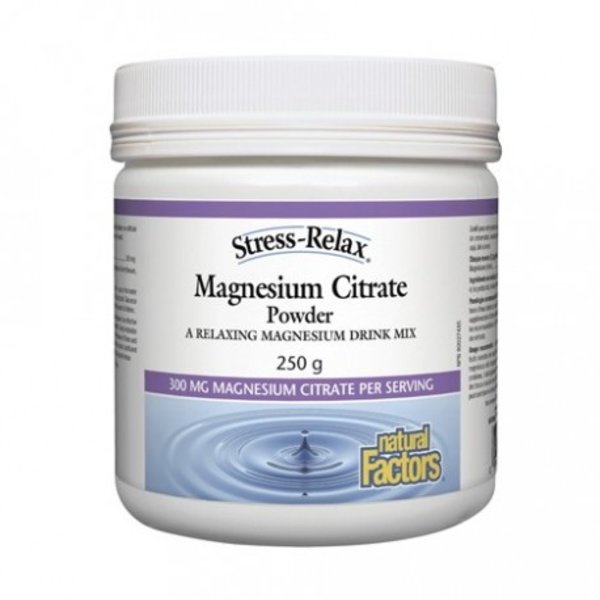 Natural Factors Natural Factors Stress-Relax Magnesium Powder Berry 250g