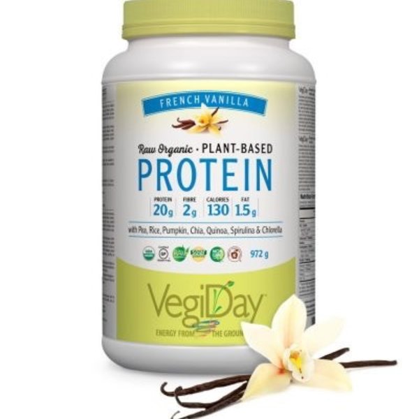 Preferred Nutrition VegiDay Raw Org. Plant Based Protein Vanilla 972g