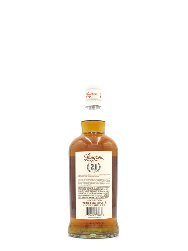 Longrow 21 Year Old Single Malt 750mL