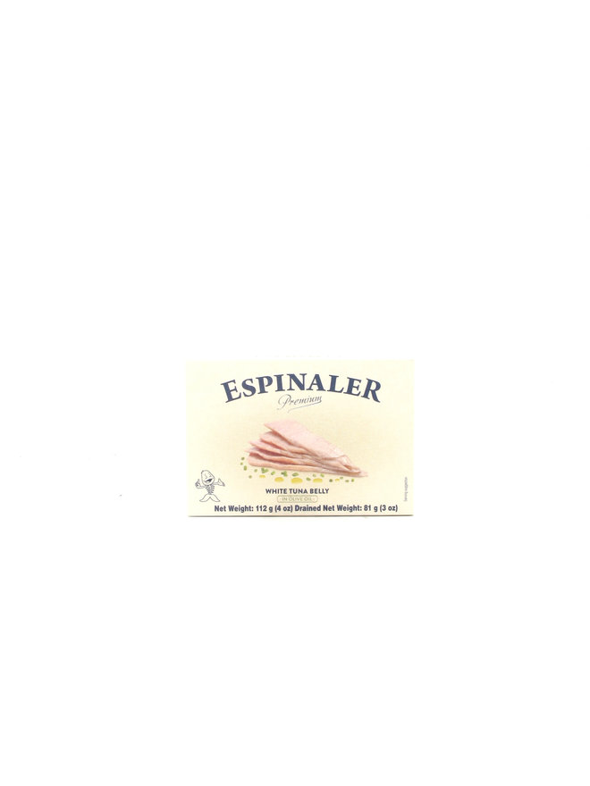 Espinaler Bonito Ventresca in Olive Oil Premium 112g