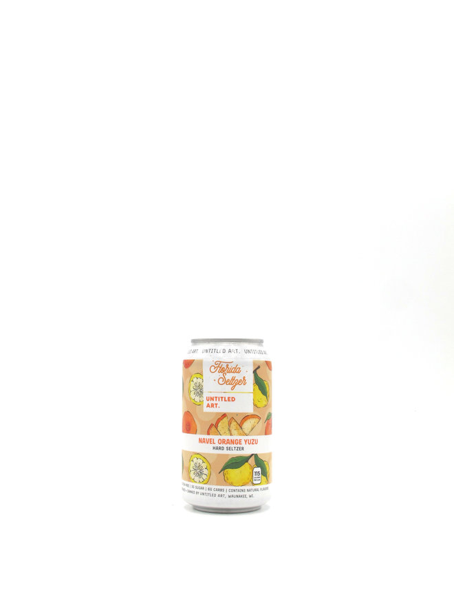 Untitled Art Florida Seltzer Orange Yuzu 12oz