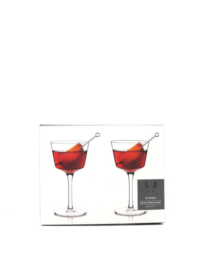 Viski Angled Nick & Nora Glasses (Set of 2)