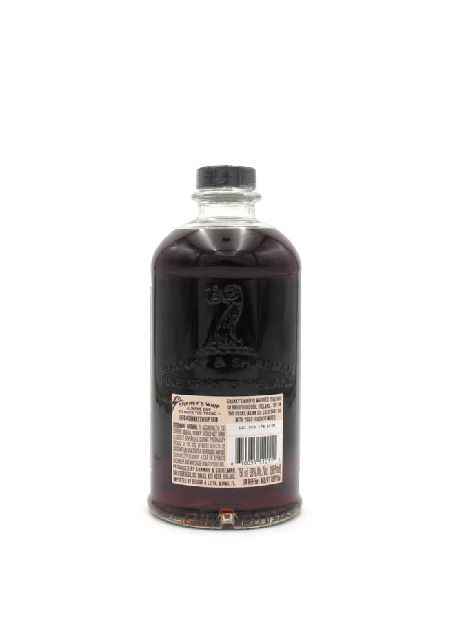 Shanky's Whip Black Irish Whiskey Liqueur 750mL